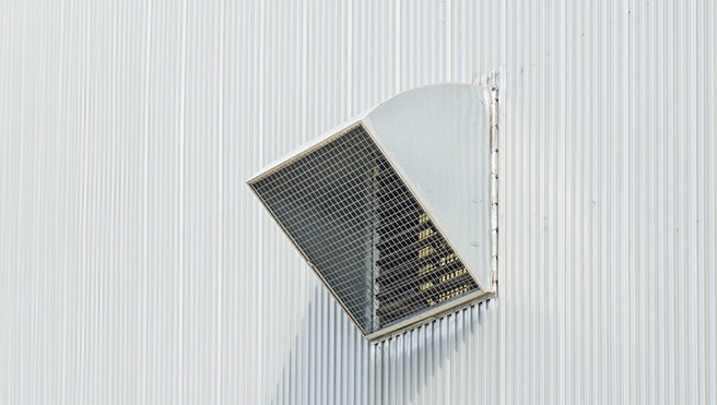 Aire Serv Air Funnel wall.