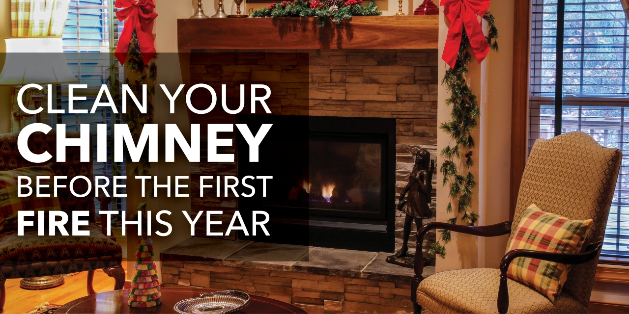 clean your chimney before the first fire this year