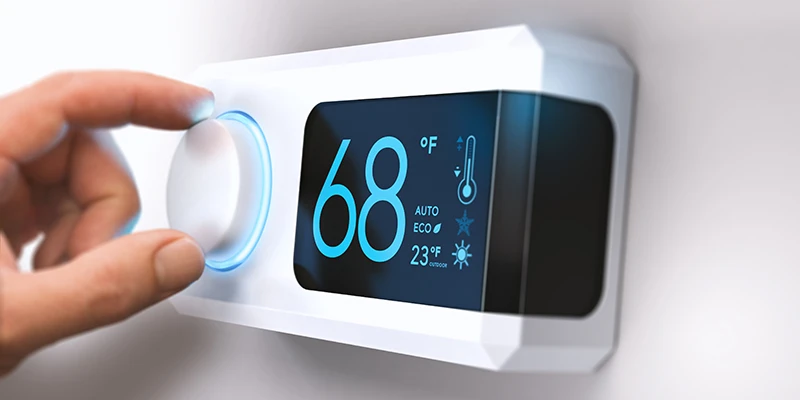 how to reset a digital thermostat