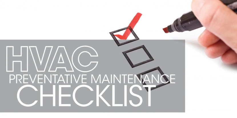 hvac preventative maintenance checklist